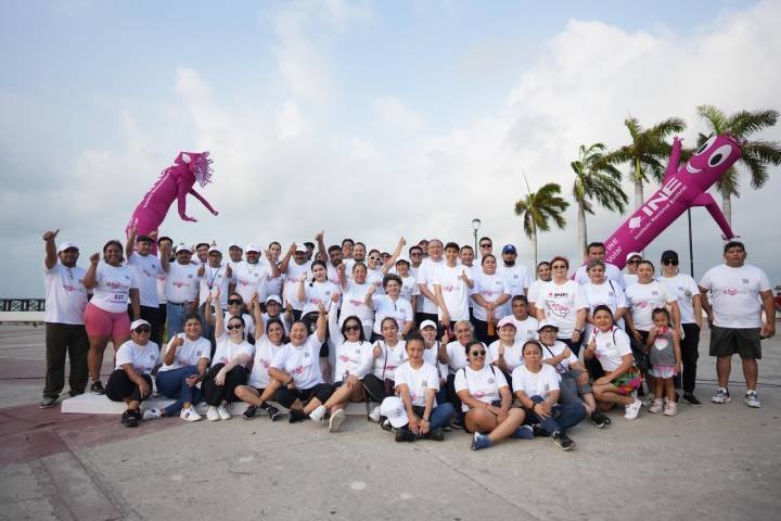 INE Quintana Roo realiza con éxito la carrera “En sus marcas, listos… a ¡votar! 5 km