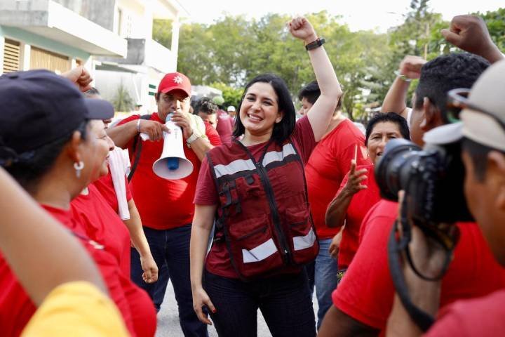 Mejorar las condiciones laborales de las y los policías de Solidaridad: Estefanía Mercado