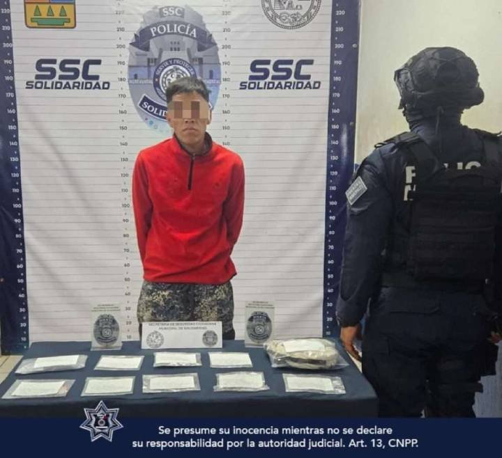 Aprehenden a Hombre con Estupefacientes en la Colonia Colosio