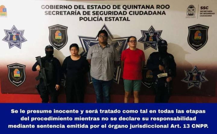Arresto de Trío por Presunto Robo y Resistencia en Cancún