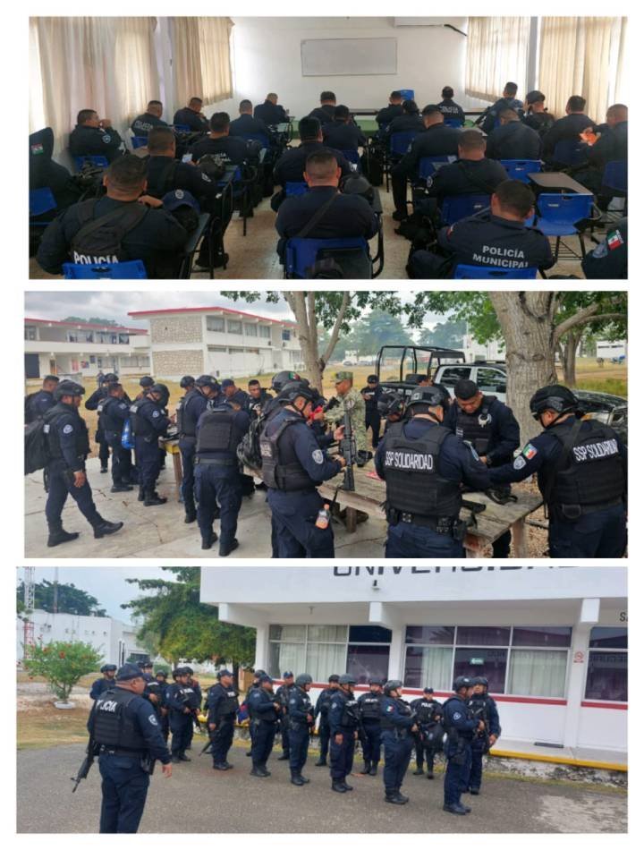 Entrenamiento Avanzado en Armas Automáticas para Policías de Solidaridad