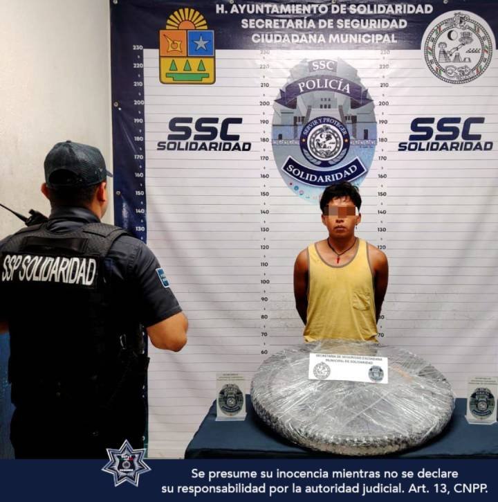 Detienen a un hombre por robo de partes de bicicleta en Playa del Carmen