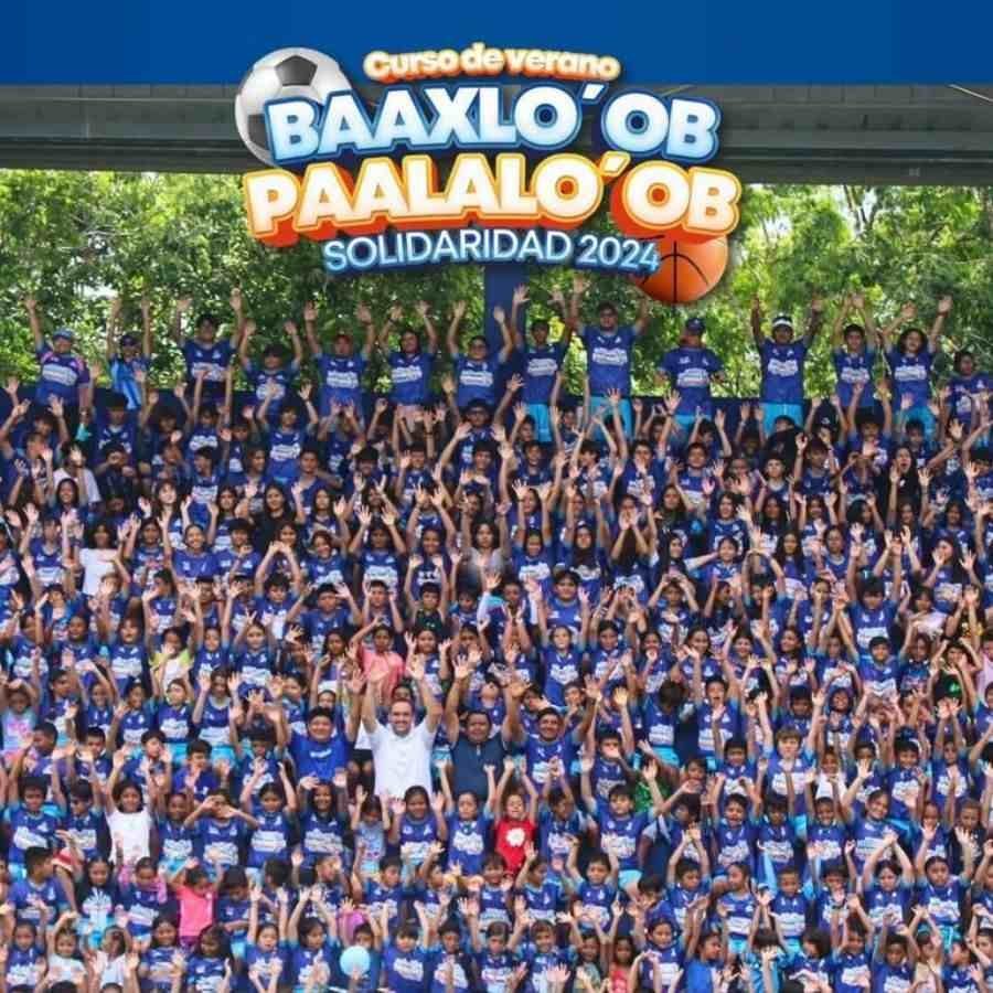 Concluye curso de verano Baaxlo’ob Paalalo’ob en Playa del Carmen: Esta fue la foto de cierre