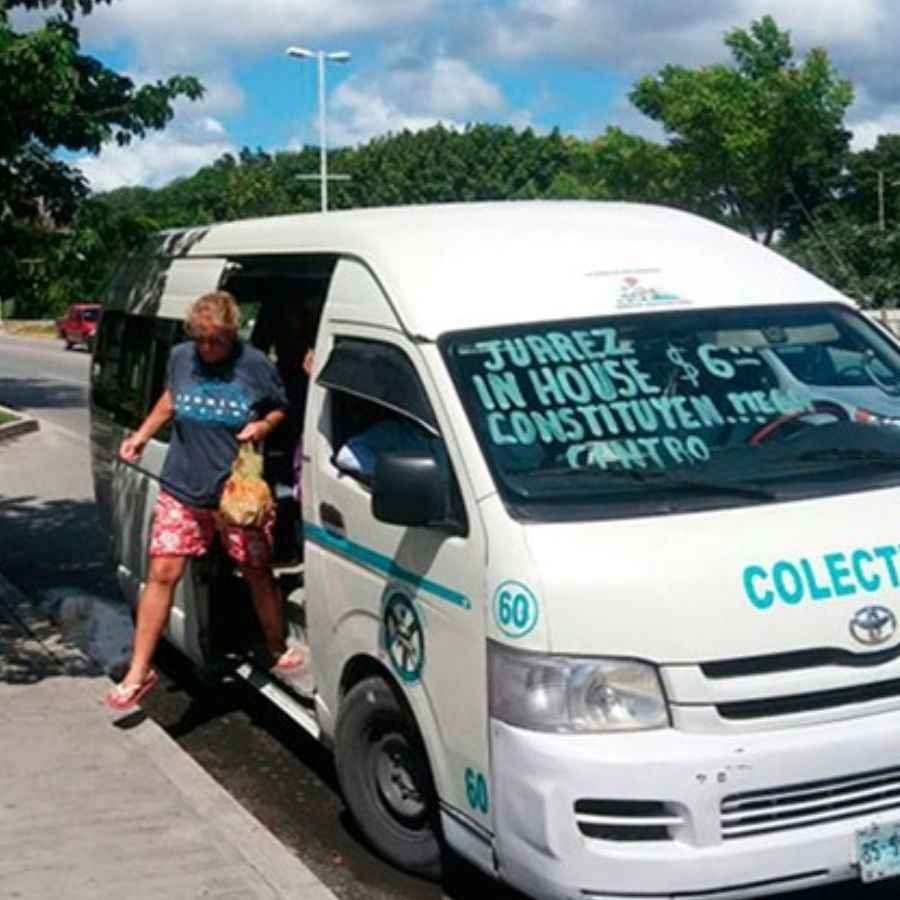 Filtran posible aumento en tarifa de combis de manera extraoficial en Playa del Carmen