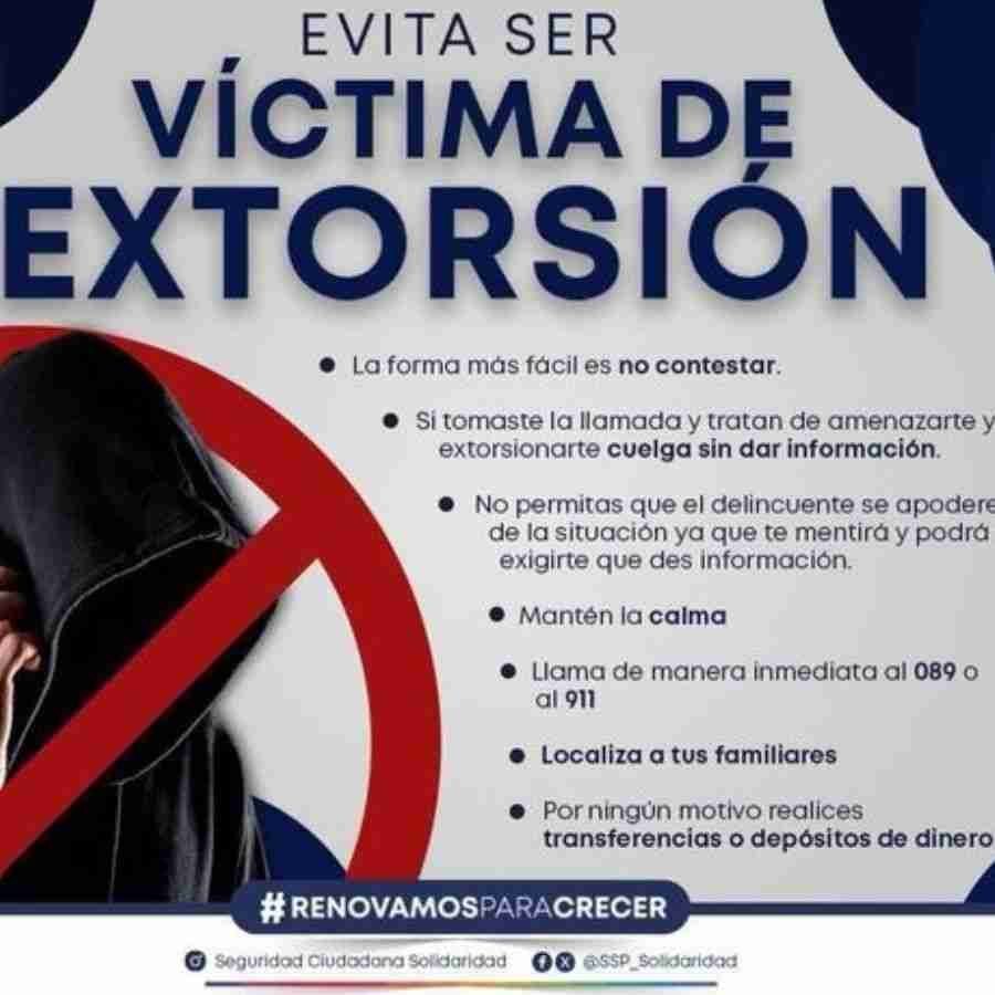 Puedes denunciar a estos números llamadas de extorción en Solidaridad