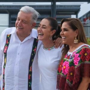 Inició gira presidencial de López Obrador y Claudia Sheinbaum en Quintana Roo