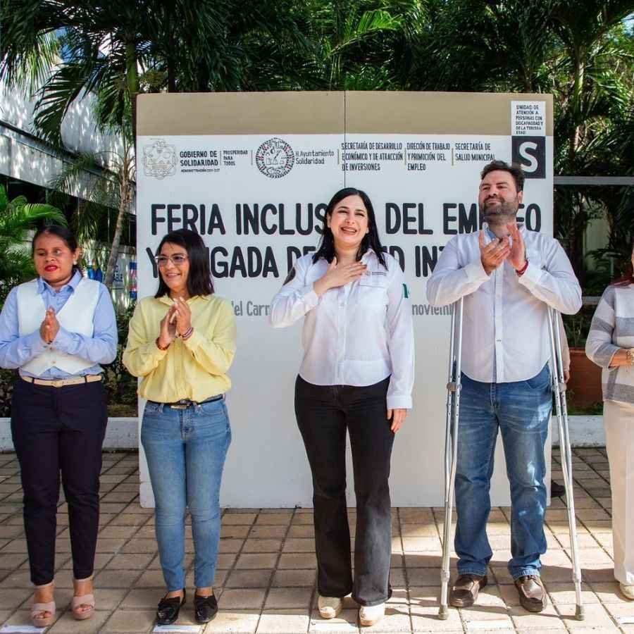 Estefanía Mercado pone en marcha la Feria Inclusiva del Empleo y Brigada de Salud Integral