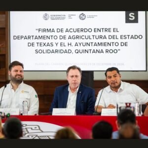 Gobiernos de Solidaridad y Texas suman esfuerzos para fortalecer la actividad agrícola local