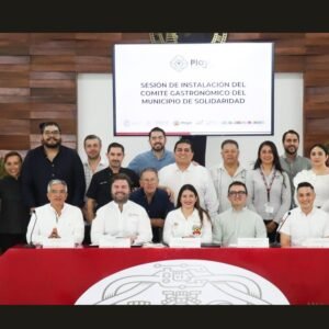 Instalan en Solidaridad el Comité Gastronómico Municipal 2024-2027