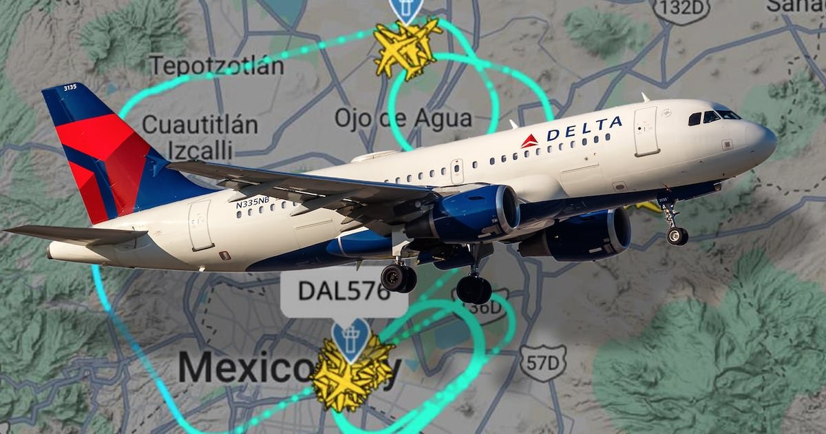 Avión regresa al AICM por falla en navegación – El Financiero